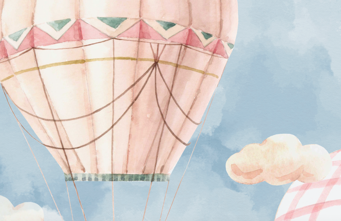 Mural - Hot Air Balloons (Per Sqm)