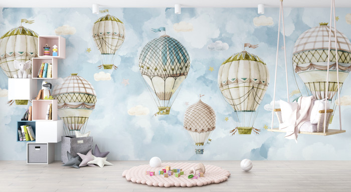 Mural - Hot Air Balloons 2 (Per Sqm)