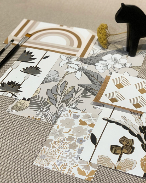 Ephemeral - Brown / Cream