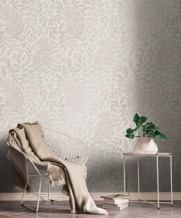 Maidenhair - Beige / Silver