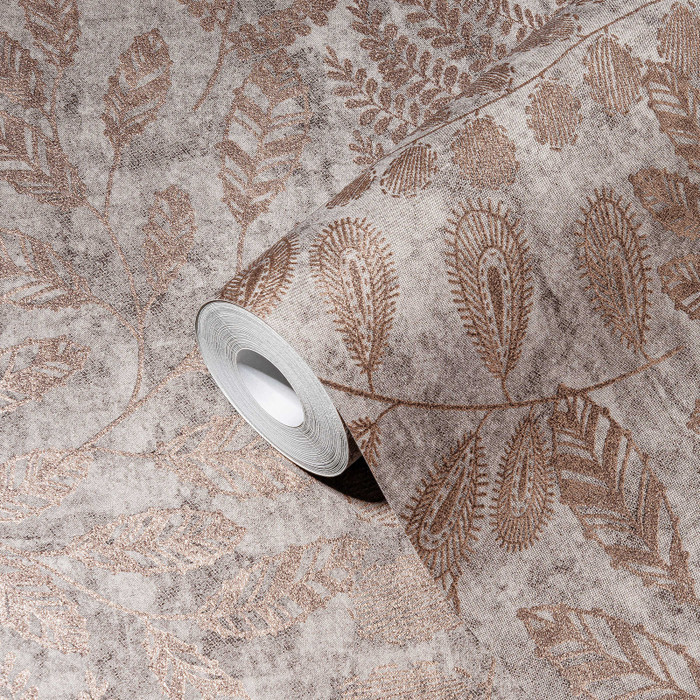 Maidenhair - Grey / Copper