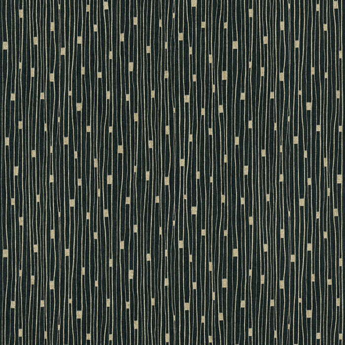 String Of Beads  - Black / Gold