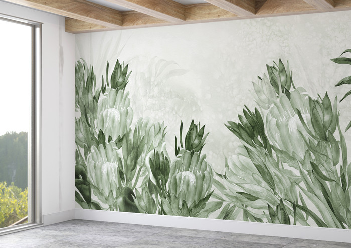 Mural - Protea Bloom (Per Sqm)