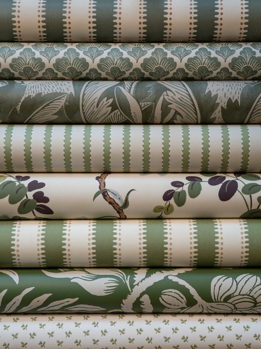 Jagged Stripe - Dusty Olive