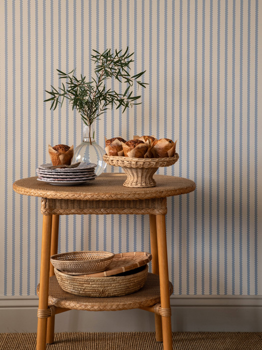 Stitched Stripe - Faded Denim