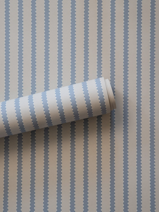 Stitched Stripe - Faded Denim