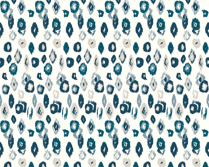 Animal Ikat - Serpentine / White