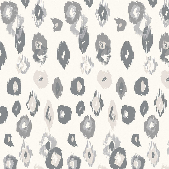 Animal Ikat - Stone / White