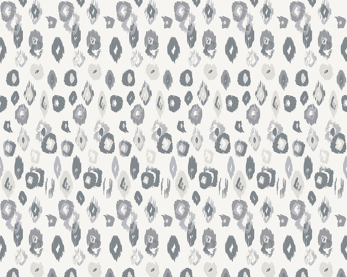 Animal Ikat - Stone / White