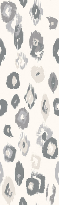 Animal Ikat - Stone / White