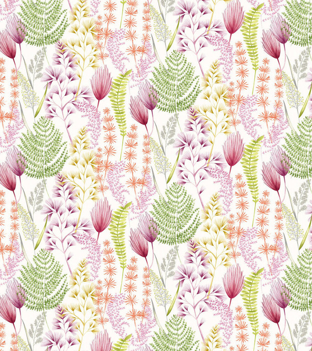 Summer Ferns - Coral / Pink
