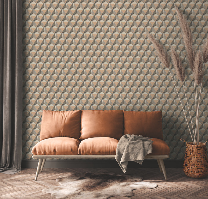 Quadratic - Beige / Grey