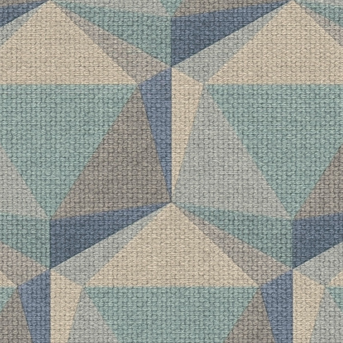 Quadratic - Blue / Beige