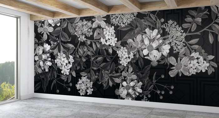 Mural - Thea Black (Per Sqm)