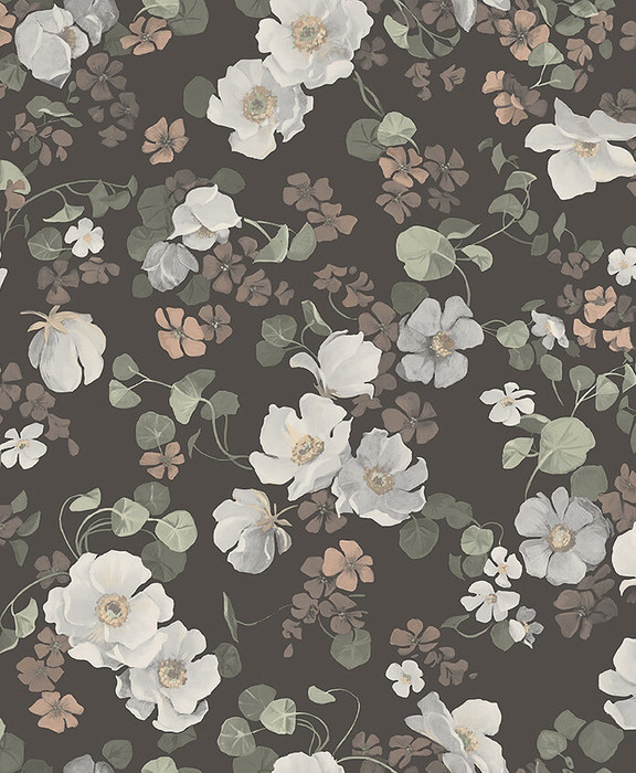 Enchanting Flower - Brown Grey / Multi