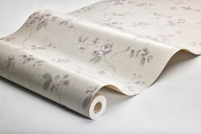 Vintage Rose - Taupe / Purple