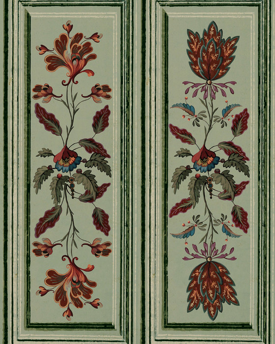 Tyrolean Panel - Green / Multi