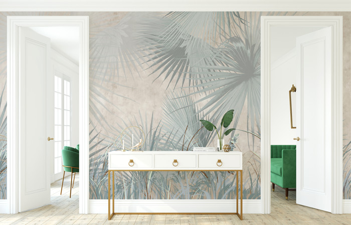 Mural - Palm Nouveau (Per Sqm)