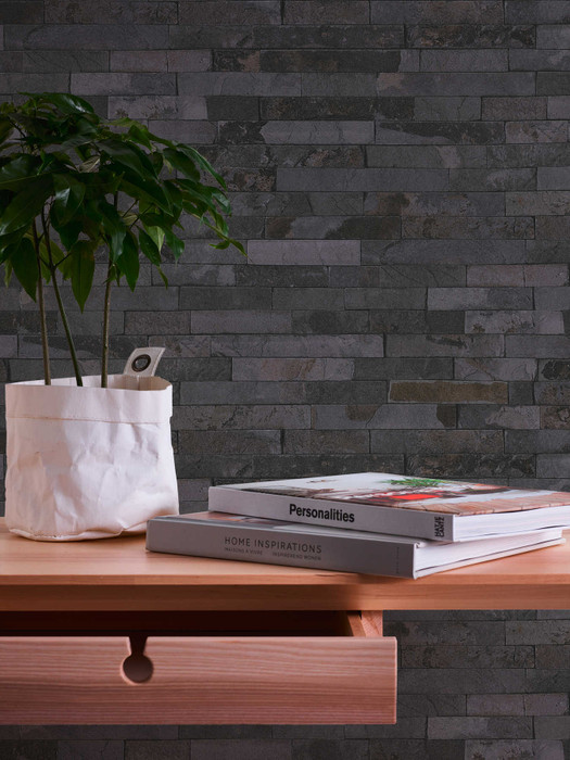 Quartz Brick - Black / Grey