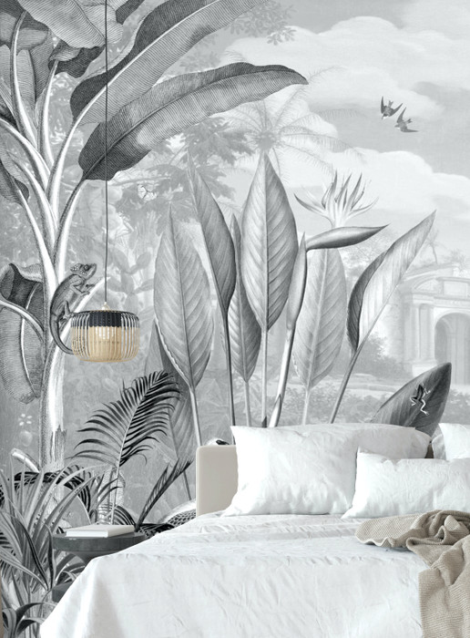 Mural - Botanical Beauty Mono (Per Sqm)