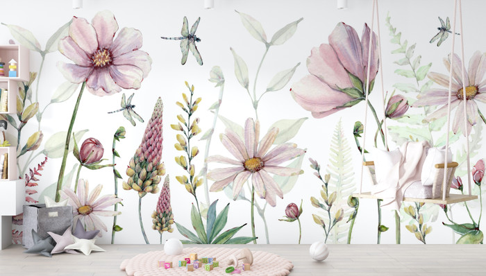 Mural - Fabulous Flowers (Per Sqm)