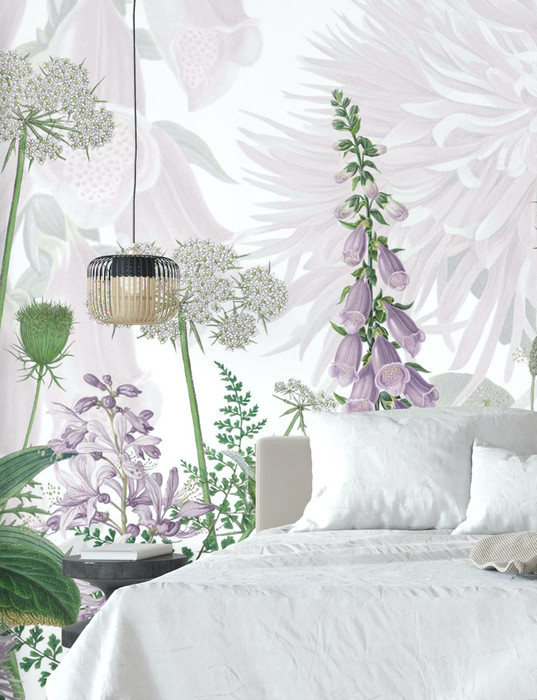 Mural - Foxglove Flowers (Per Sqm)