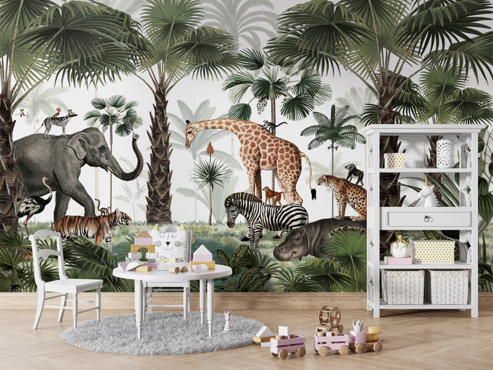 Mural - Animal Kingdom (Per Sqm)