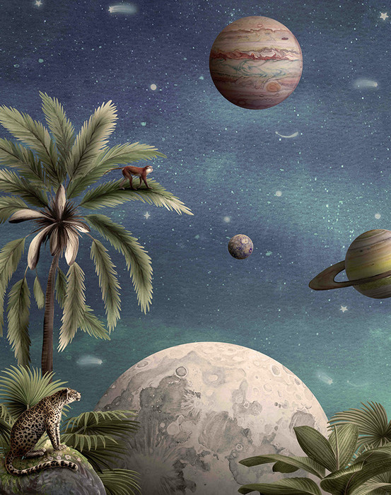 Mural - Pretty Planets (Per Sqm)