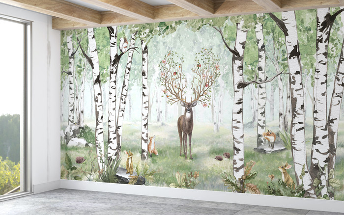 Mural - Amazing Antlers I (Per Sqm)