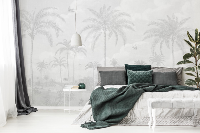 Mural - Vintage Jungle Pale (Per Sqm)