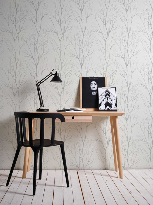 Twigs - Grey / White