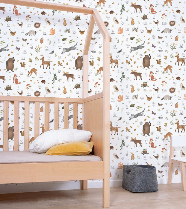 Forest Alphabet - Brown