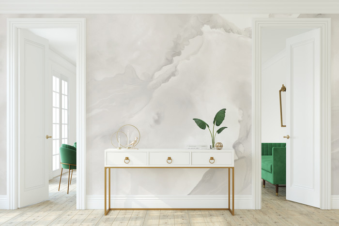 Mural - Watercolour Wall Greige (Per Sqm)