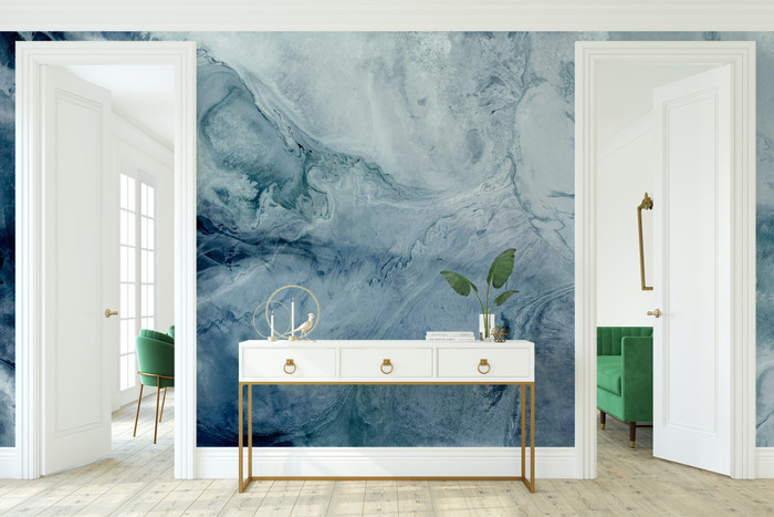 Mural - Minimalist Blue (Per Sqm)