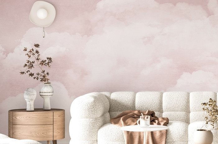 Mural - Pink Clouds (Per Sqm)