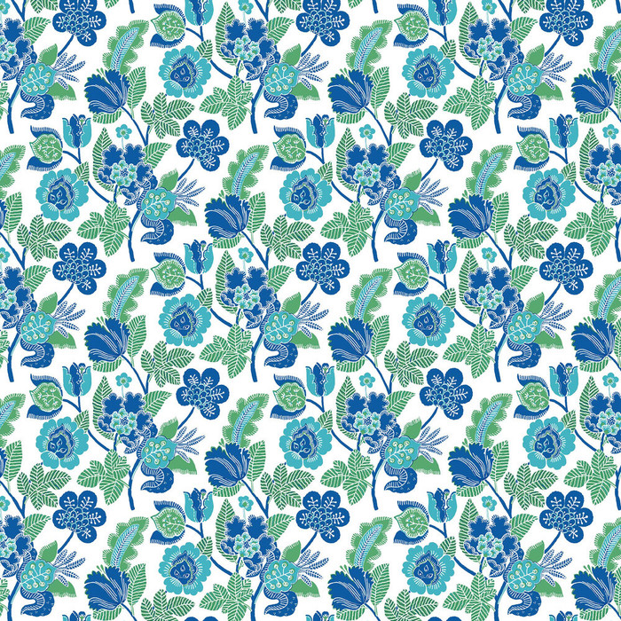 Jacobean - Blue