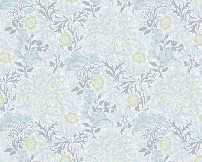 Baroque Leaves - Grey / Green