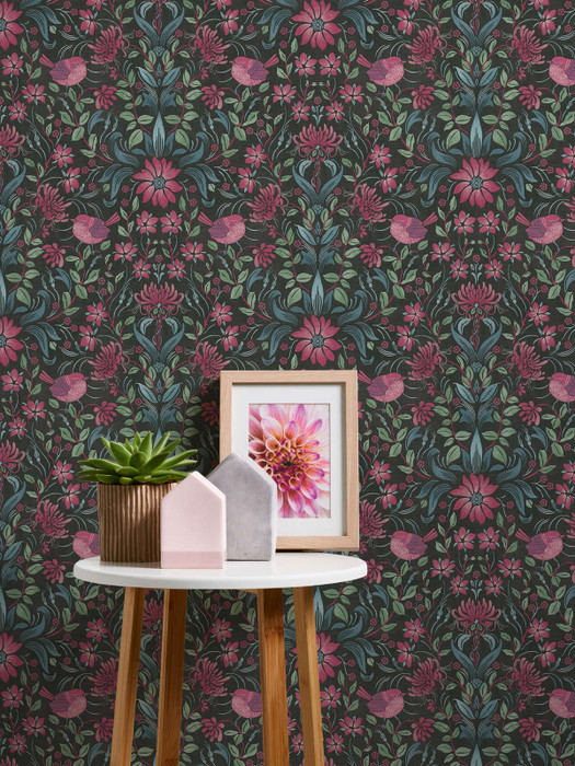 Rosa Vogel - Black / Multi