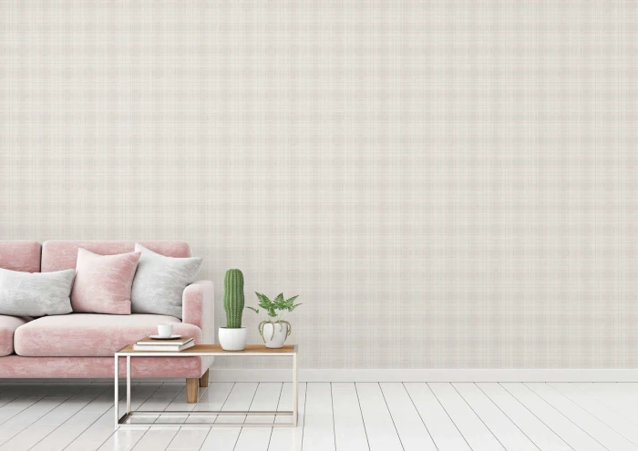 Pastel Plaid - Green / Pink