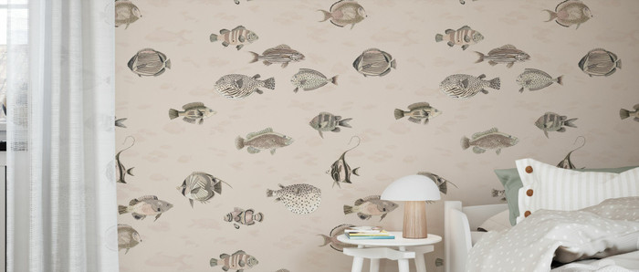 Mural - Oceania Cream (Per Sqm)