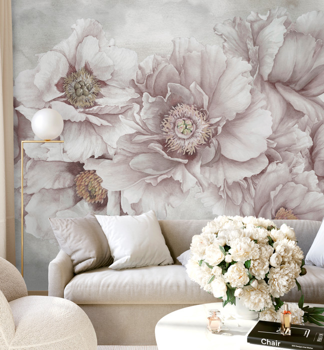 Mural - Peony 2 (Per Sqm)