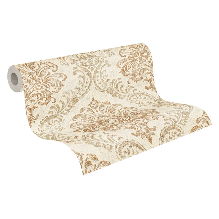 Provincial Damask - Cream / Gold