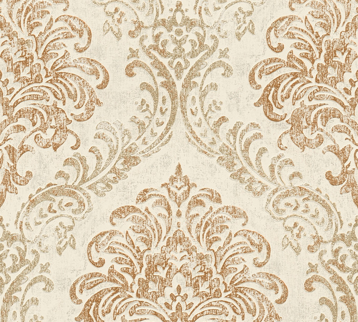 Provincial Damask - Cream / Gold