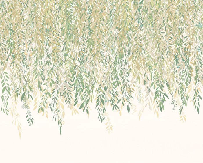 Mural - Cascading Willow Sage / Ochre (3.5m x 2.8m)