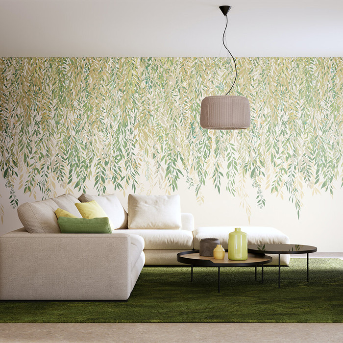 Mural - Cascading Willow Sage / Ochre (3.5m x 2.8m)