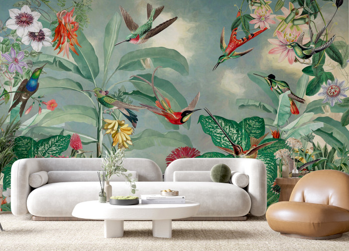 Mural - Bird Of Paradise (Per Sqm)