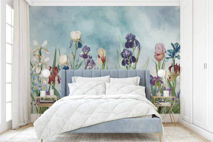 Mural - Iris Field (Per Sqm)