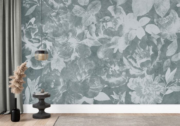 Mural - Flowers on Concrete (Per Sqm)