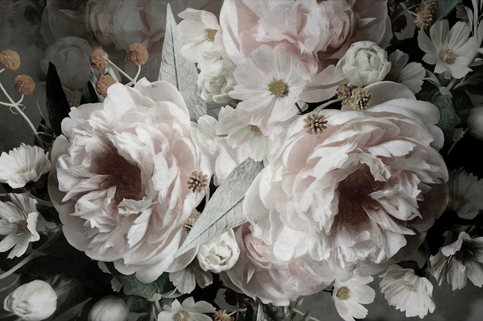 Mural - Peonies (Per Sqm)