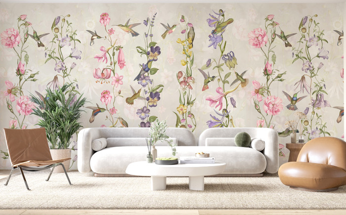 Mural - Meadow Flowers (Per Sqm)